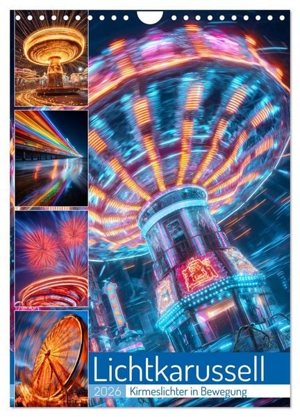 Produktbild: Lichtkarussell (Wandkalender 2026 DIN A4 hoch), CALVENDO Monatskalender