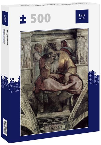 Lais Puzzle Michelangelo Buonarroti - Deckenfresko in der Sixtinischen Kapelle, Szene: Der Prophet Jeremias 500 Teile
