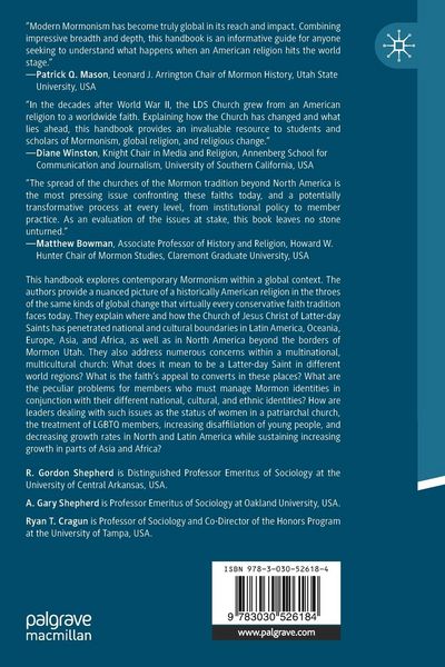 Produktbild: The Palgrave Handbook of Global Mormonism