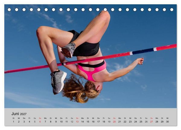 Produktbild: Momente des Sport (Tischkalender 2027 DIN A5 quer), CALVENDO Monatskalender