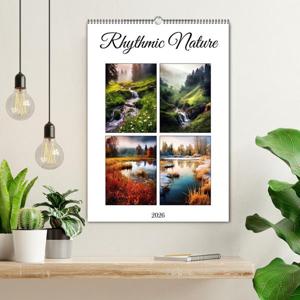 Produktbild: Rhythmic Nature (Wall Calendar 2026 DIN A2 portrait), CALVENDO 12 Month Wall Calendar