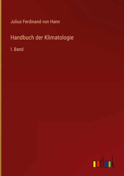 Produktbild: Handbuch der Klimatologie