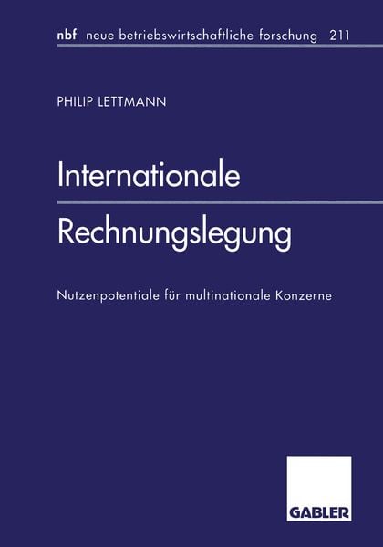 Produktbild: Internationale Rechnungslegung