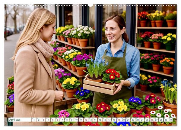 Produktbild: Floristen und ihr Handwerk (Wandkalender 2026 DIN A2 quer), CALVENDO Monatskalender
