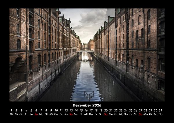 Produktbild: Hamburg 2026 Fotokalender DIN A3