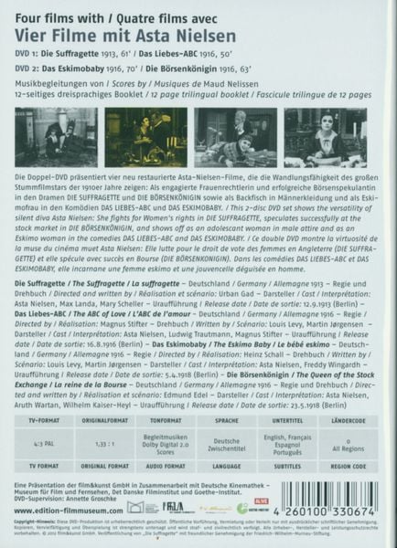 Produktbild: Vier Filme mit Asta Nielsen - Edition Filmmuseum [2 DVDs]