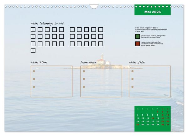 Produktbild: Erlebe mit mir Lebenszeit (Wandkalender 2026 DIN A3 quer), CALVENDO Monatskalender