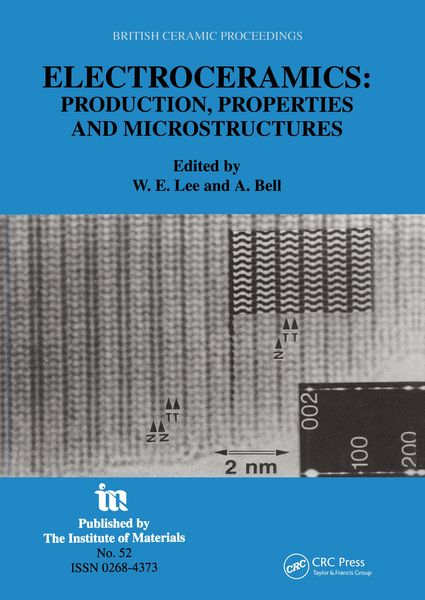 Produktbild: Electroceramics - Production, properties and microstructures