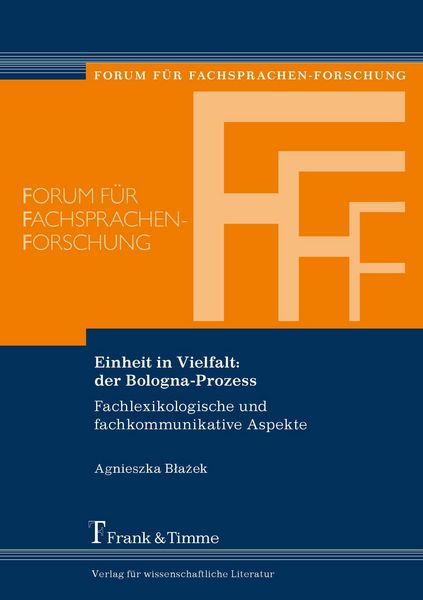Produktbild: Einheit in Vielfalt: der Bologna-Prozess