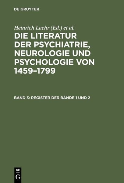 Produktbild: Register der B&auml;nde 1 und 2