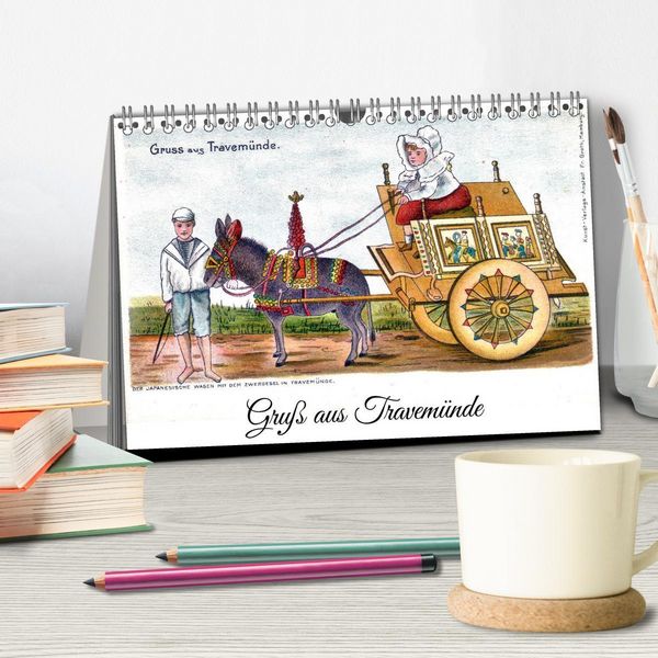 Produktbild: Gru&szlig; aus Travem&uuml;nde (Tischkalender 2026 DIN A5 quer), CALVENDO Monatskalender