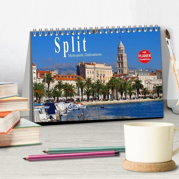 Produktbild: Split - Metropole Dalmatiens (Tischkalender 2026 DIN A5 quer), CALVENDO Monatskalender