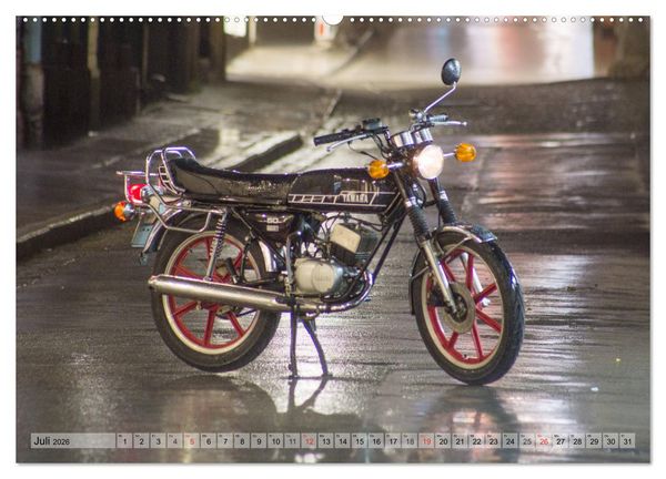 Produktbild: Oldtimer Mopeds - fotografiert von Michael Allmaier (Wandkalender 2026 DIN A2 quer), CALVENDO Monatskalender