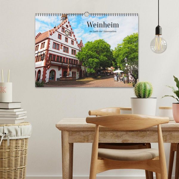 Produktbild: Weinheim im Laufe der Jahreszeiten (Wandkalender 2026 DIN A3 quer), CALVENDO Monatskalender
