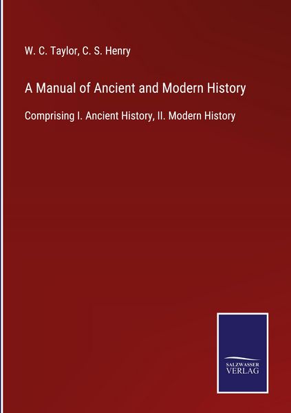 Produktbild: A Manual of Ancient and Modern History