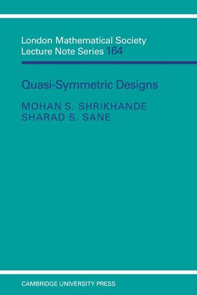 Produktbild: Quasi-Symmetric Designs