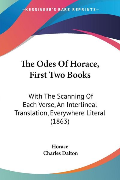 Produktbild: The Odes Of Horace, First Two Books