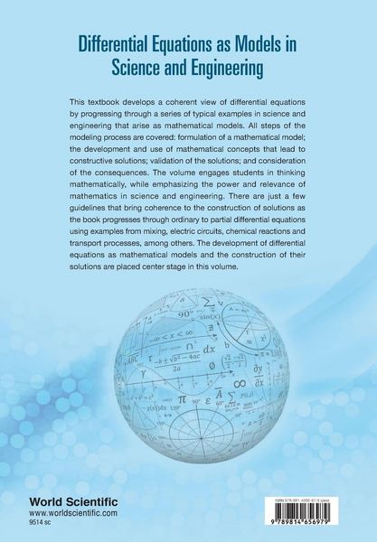Produktbild: Differential Equations As Models in Science and Engineering
