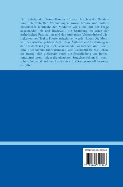 Produktbild: Georg Trakl und die literarische Moderne
