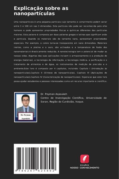 Produktbild: Explica&ccedil;&atilde;o sobre as nanopart&iacute;culas