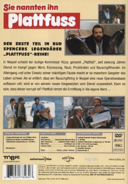 Produktbild: Bud Spencer - Sie nannten ihn Plattfuss (Remastered Version)