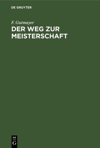 Produktbild: Der Weg zur Meisterschaft