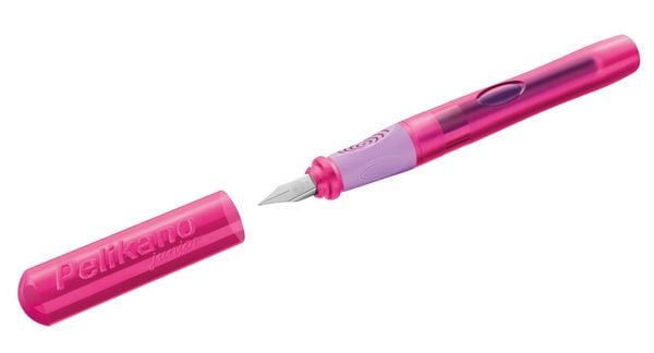 Pelikan Füller Pelikano® Junior Schreiblernfüller, für Rechtshänder, Pink, Feder A