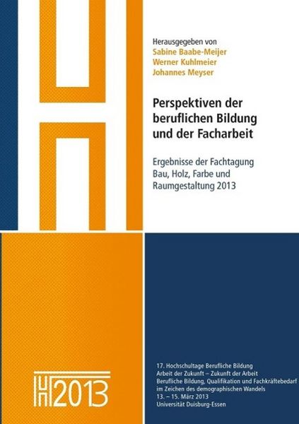 Produktbild: Perspektiven der beruflichen Bildung und der Facharbeit