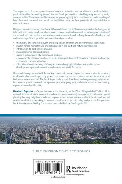 Produktbild: Urban and Environmental Economics