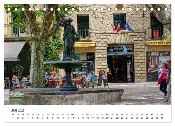 Produktbild: Uz&eacute;s - Charmante Kleinstadt im Gard (Tischkalender 2026 DIN A5 quer), CALVENDO Monatskalender