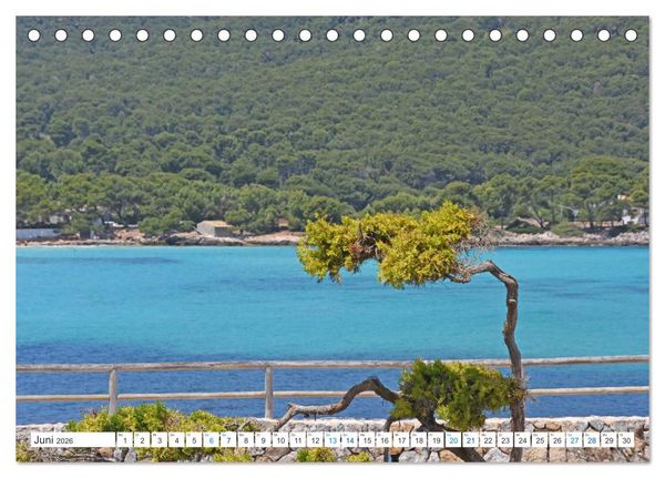 Produktbild: Mallorca - Azurblaues Mittelmeer zum Tr&auml;umen (Tischkalender 2026 DIN A5 quer), CALVENDO Monatskalender