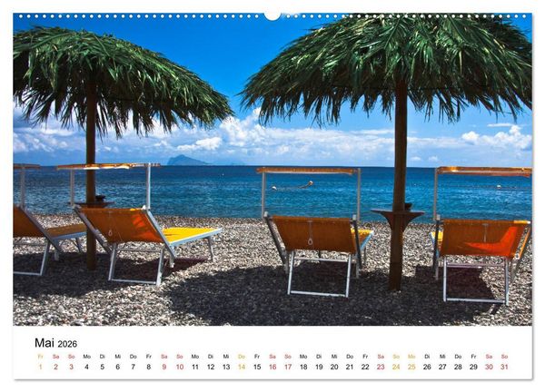 Produktbild: Auf den Liparischen Inseln (hochwertiger Premium Wandkalender 2026 DIN A2 quer), Kunstdruck in Hochglanz