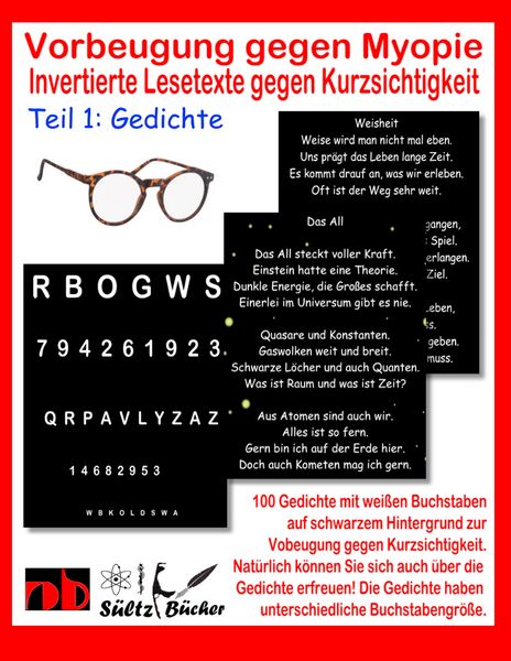 Produktbild: Vorbeugung gegen Myopie - Invertierte Lesetexte gegen Kurzsichtigkeit