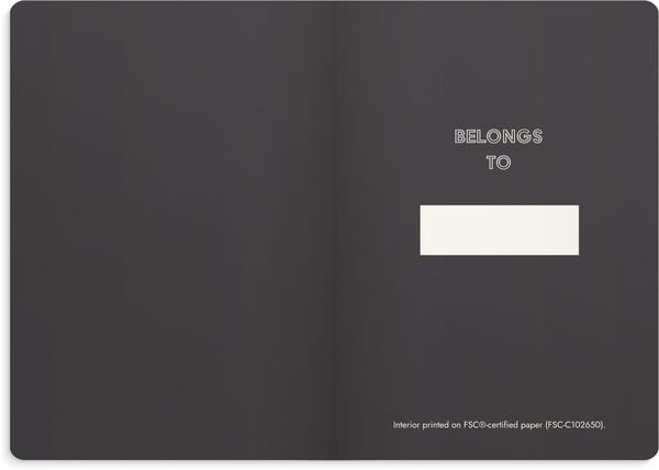 Produktbild: Burde Notizbuch Deluxe A6 schwarz