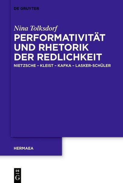 Produktbild: Performativit&auml;t und Rhetorik der Redlichkeit