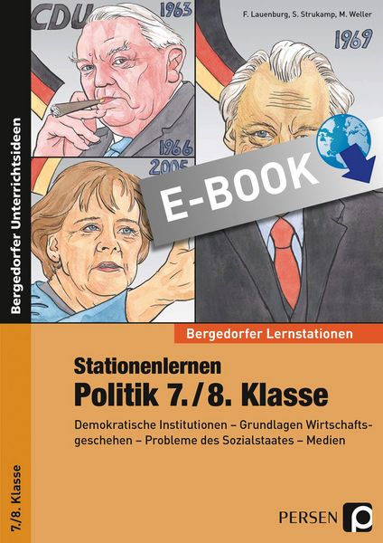 Produktbild: Stationenlernen Politik 7./8. Klasse
