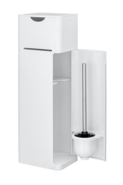 Produktbild: Stand WC-Garnitur Mod. Imon 6 in 1 Wei&szlig; matt, mit Ablage