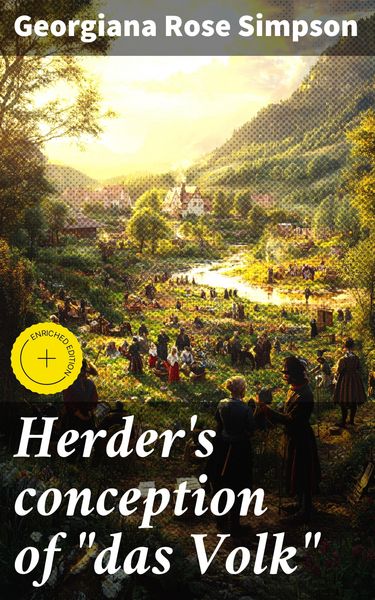 Produktbild: Herder's conception of "das Volk"