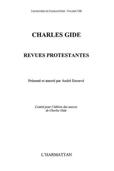 Produktbild: Charles gide vol.8
