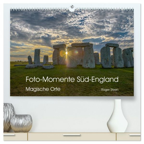 Produktbild: Foto-Momente S&uuml;d-England - Magische Orte (hochwertiger Premium Wandkalender 2026 DIN A2 quer), Kunstdruck in Hochglanz