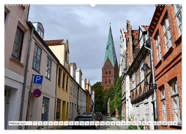 Produktbild: L&uuml;beck, die sehenswerte Hansestadt an der Ostsee (Wandkalender 2027 DIN A2 quer), CALVENDO Monatskalender