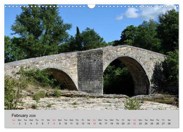 Produktbild: Historic Bridges of Provence (Wall Calendar 2026 DIN A3 landscape), CALVENDO 12 Month Wall Calendar