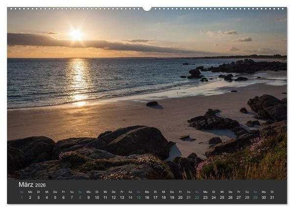 Produktbild: Bretagne - Land am Meer (Wandkalender 2026 DIN A2 quer), CALVENDO Monatskalender