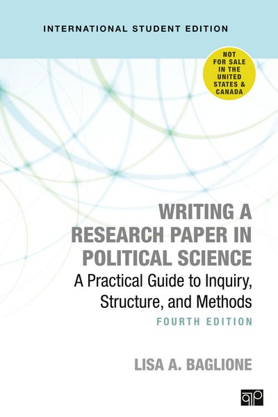 Produktbild: Baglione, L: Writing a Research Paper in Political Science -