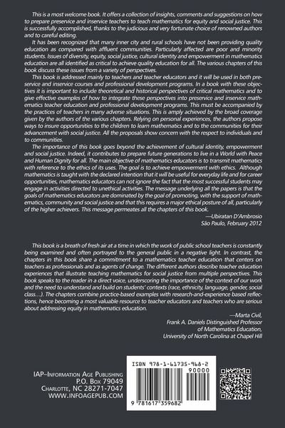 Produktbild: Mathematics Teacher Education in the Public Interest