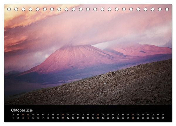 Produktbild: Atacama: Die W&uuml;ste im Norden Chiles (Tischkalender 2026 DIN A5 quer), CALVENDO Monatskalender