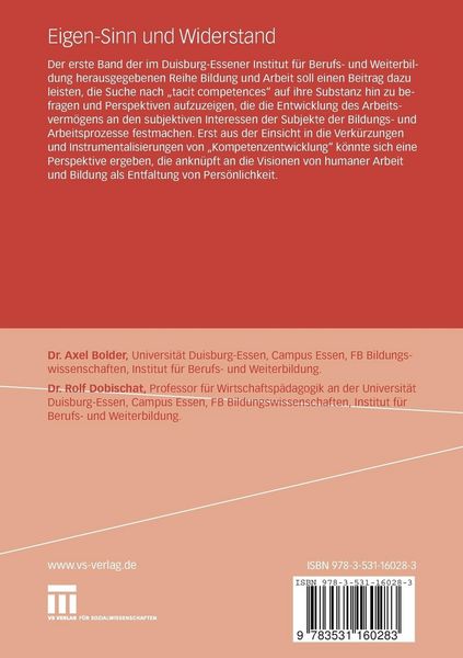 Produktbild: Eigen-Sinn und Widerstand