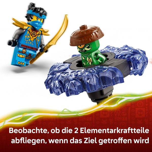 Produktbild: LEGO NINJAGO 71849 Nya vs. Mutationsmonster-Spinner, Kinder Spielzeug