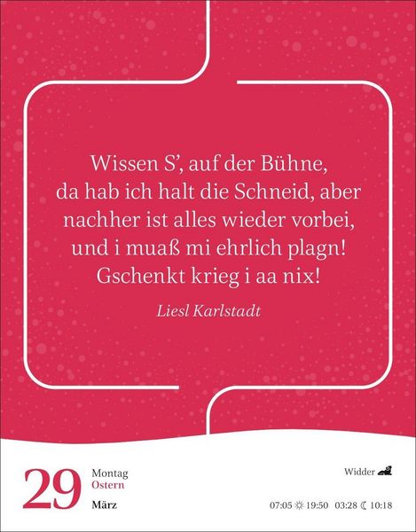 Produktbild: Starke Worte von starken Frauen Tagesabrei&szlig;kalender 2027