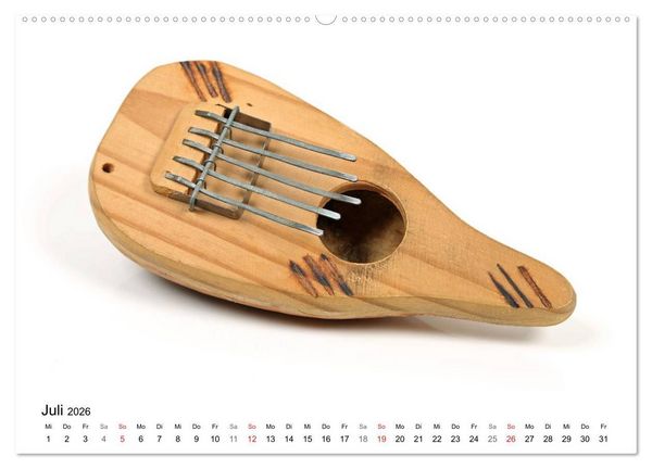 Produktbild: Musik ist mein Leben (hochwertiger Premium Wandkalender 2026 DIN A2 quer), Kunstdruck in Hochglanz